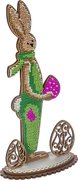 Easter Bunny - Ornament Wooden Bead Kit, different perspective #2. Select this picture to zoom in