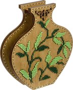 Green Dance - Double-Sided Vase Wooden Bead Kit, different perspective #1. Select this picture to zoom in