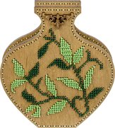 Green Dance - Double-Sided Vase Wooden Bead Kit, different perspective #2. Select this picture to zoom in