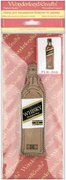 Whiskey Bottle - Christmas Ornament Wooden Bead Kit, different perspective #2. Select this picture to zoom in