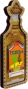 Tequila Bottle - Christmas Ornament Wooden Bead Kit, different perspective #1. Select this picture to zoom in