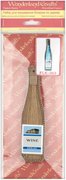 Wine Bottle - Christmas Ornament Wooden Bead Kit, different perspective #2. Select this picture to zoom in