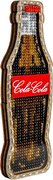 Cola Bottle - Christmas Ornament Wooden Bead Kit, different perspective #1. Select this picture to zoom in