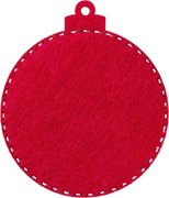 Festive House - Christmas Ornament Wooden Bead Kit, different perspective #2. Select this picture to zoom in