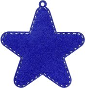 Midnight Star - Christmas Ornament Wooden Bead Kit, different perspective #2. Select this picture to zoom in