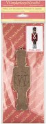 Tin Soldier - Christmas Ornament Wooden Bead Kit, different perspective #2. Select this picture to zoom in
