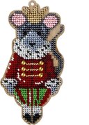 Rat King - Christmas Ornament Wooden Bead Kit, different perspective #1. Select this picture to zoom in