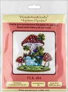 Fairy Amanita - Ornament Wooden Bead Kit, different perspective #2. Select this picture to zoom in