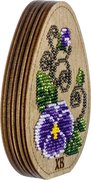 Box-Egg #4 Double-Sided - Ornament Wooden Bead Kit, different perspective #1. Select this picture to zoom in