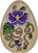 Box-Egg #4 Double-Sided - Ornament Wooden Bead Kit, different perspective #2. Select this picture to zoom in