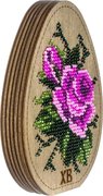 Box-Egg #1 Double-Sided - Ornament Wooden Bead Kit, different perspective #1. Select this picture to zoom in
