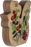 Box-Chick #1 Double-Sided - Ornament Wooden Bead Kit, different perspective #1. Select this picture to zoom in