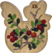 Box-Chick #1 Double-Sided - Ornament Wooden Bead Kit, different perspective #2. Select this picture to zoom in