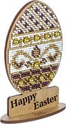 Happy Easter #3 - Egg Ornament Wooden Bead Kit, different perspective #1. Select this picture to zoom in