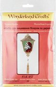Lantern W/ Santa Claus - Christmas Ornament Wooden Bead Kit, different perspective #1. Select this picture to zoom in