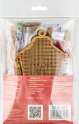 Lantern W/ Santa Claus - Christmas Ornament Wooden Bead Kit, different perspective #2. Select this picture to zoom in