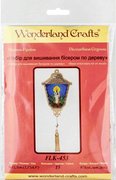 Lantern With Candle - Christmas Ornament Wooden Bead Kit, different perspective #1. Select this picture to zoom in