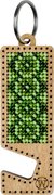 Green Phone Stand - Ornament Wooden Bead Kit, different perspective #1. Select this picture to zoom in