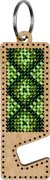 Green Phone Stand - Ornament Wooden Bead Kit, different perspective #2. Select this picture to zoom in