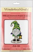 Festive Gnome - Christmas Ornament Wooden Bead Kit, different perspective #1. Select this picture to zoom in