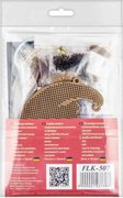 Moonlit Dreams - Brown Bear - Ornament Wooden Bead Kit, different perspective #2. Select this picture to zoom in