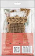 Festive Bobbin - Christmas Ornament Wooden Bead Kit, different perspective #2. Select this picture to zoom in