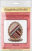 Easter Egg Autumn Palette - Ornament Wooden Bead Kit, different perspective #1. Select this picture to zoom in