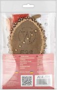Easter Egg Autumn Palette - Ornament Wooden Bead Kit, different perspective #2. Select this picture to zoom in