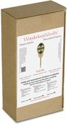 White and Green Easter Egg - Ornament Wooden Bead Kit, different perspective #2. Select this picture to zoom in
