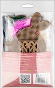 Cheerful Gnome - Easter Ornament Wooden Bead Kit, different perspective #2. Select this picture to zoom in