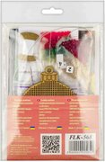 Stained Glass Bauble - Christmas Wooden Ornament Bead Kit, different perspective #2. Select this picture to zoom in