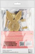 Loving Bunny - Easter Wooden Ornament Bead Kit, different perspective #2. Select this picture to zoom in