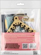 Bird In Birdhouse - Wooden Ornament Bead Kit, different perspective #3. Select this picture to zoom in