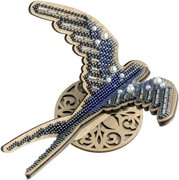 Swallow - Wooden Bead Kit, different perspective #1. Select this picture to zoom in