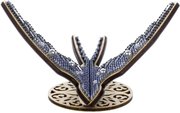 Swallow - Wooden Bead Kit, different perspective #2. Select this picture to zoom in