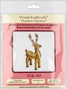 Forest Deer - Double-Sided Wooden Bead Kit, different perspective #1. Select this picture to zoom in