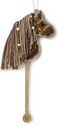 Chestnut Stick Horse - Double Sided Wooden Bead Kit, different perspective #1. Select this picture to zoom in