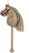 Golden Stick Horse - Double Sided Wooden Bead Kit, different perspective #1. Select this picture to zoom in