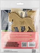 Cream Stallion - Double-Sided Wooden Bead Kit, different perspective #2. Select this picture to zoom in