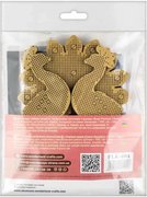 Ornate Peacock - Wooden Bead Kit, different perspective #2. Select this picture to zoom in
