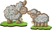 Gentle Little Sheep - Wooden Bead Kit, different perspective #1. Select this picture to zoom in