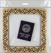 Magnetic Frame Swirls - 7.5 x 7.5 - fits Mill Hill Kits, different perspective #1. Select this picture to zoom in