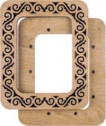 Magnetic Frame Swirls - 4.1 x 5.1 - fits Mini Mill Hill, different perspective #2. Select this picture to zoom in
