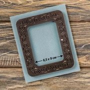 Magnetic Frame Dark Swirls - 4.1 x 5.1 - fits Mini Mill Hill, different perspective #1. Select this picture to zoom in