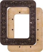 Magnetic Frame Dark Swirls - 4.1 x 5.1 - fits Mini Mill Hill, different perspective #2. Select this picture to zoom in