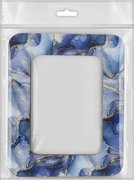 Magnetic Frame Gem Blue - 4.1 x 5.1 - Fits Mini Mill Hill, different perspective #3. Select this picture to zoom in
