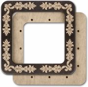Magnetic Embroidery Frame Flourish - 5.5 x 5.5, different perspective #2. Select this picture to zoom in