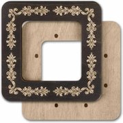 Magnetic Embroidery Frame Flourish - 3.9 x 3.9, different perspective #2. Select this picture to zoom in