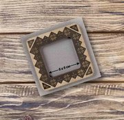 Magnetic Embroidery Frame Geometric - 3.9 x 3.9, different perspective #1. Select this picture to zoom in