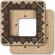 Magnetic Embroidery Frame Geometric - 3.9 x 3.9, different perspective #2. Select this picture to zoom in